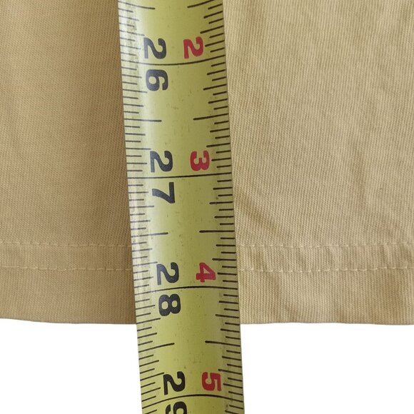 Calvin Klein Jeans Mens Yellow Tee W/ White Mesh Accents XXL Short Sleeve Casual - Picture 5 of 11